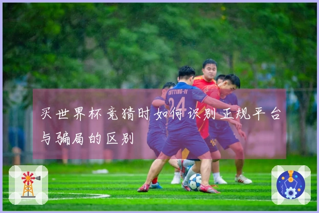 买世界杯竞猜时如何识别正规平台与骗局的区别