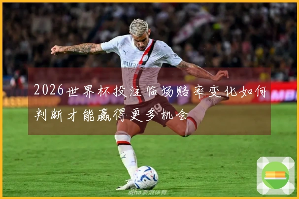 2026世界杯投注临场赔率变化如何判断才能赢得更多机会